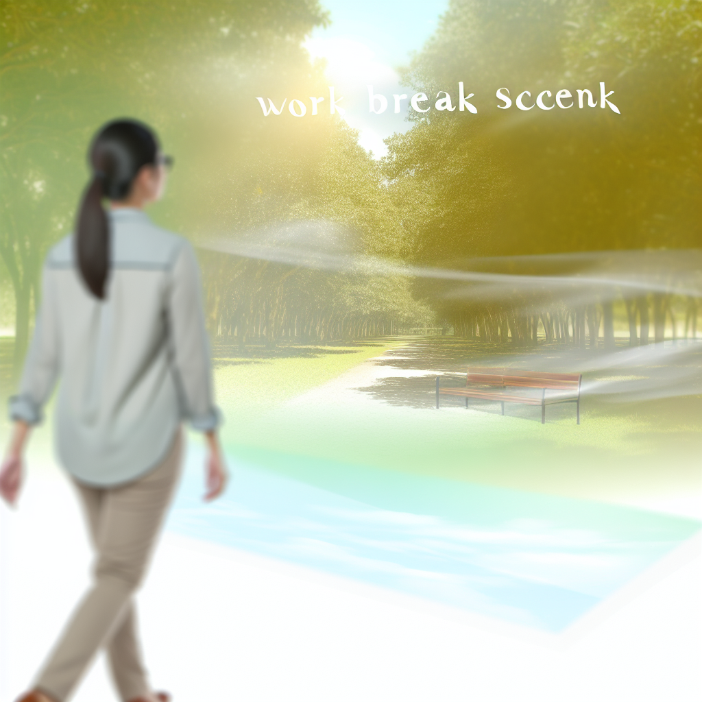 Taking healthy daytime breaks